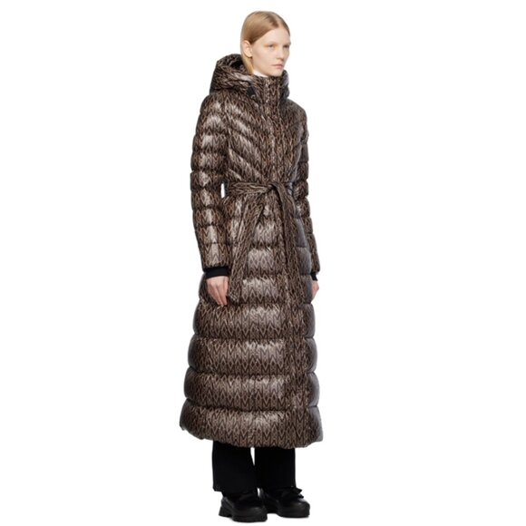 MACKAGE Calina Logo-print Padded Long Down Coat - Picture 4 of 13
